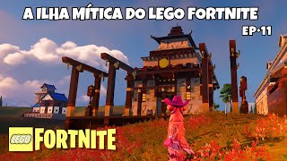 Construí um Santuário Oriental no LEGO Fortnite [upl. by Attesor]