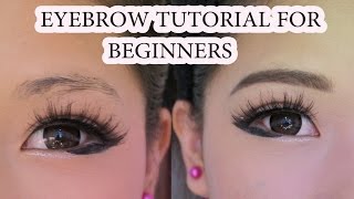 Eyebrow tutorial 101 using Stencils [upl. by Raab]