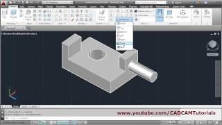 AutoCAD 3D Tutorial for Beginners  1 of 3 [upl. by Epner]