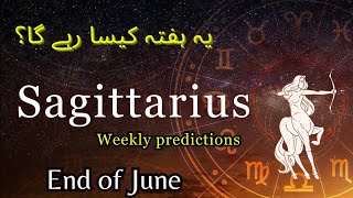 SAGITTARIUS  DHANU RASHIFAL  WEEKLY TAROT READING  JUNE 2024  HOROSCOPE ASTROLOGY  HINDIURDU [upl. by Fenella]