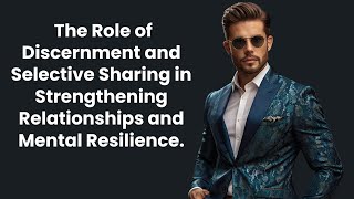 The Role of Discernment and Selective Sharing in Strengthening Relationships and Mental Resilience [upl. by Carn]