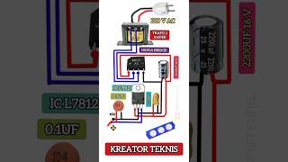 ransteknis buat adaptor 12 volt [upl. by Anstus]