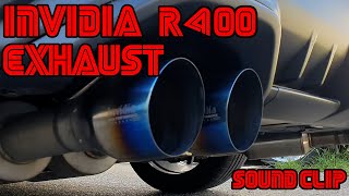 22 WRX Invidia R400 Exhaust [upl. by Fornof]