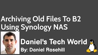 Archiving Files To B2 Via Synology NAS DSM [upl. by Acsehcnarf521]