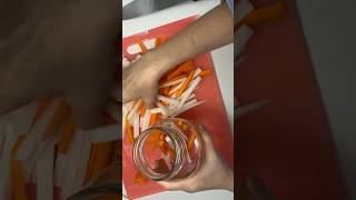 Quick Make Vietnamese Pickle Recipe  Daikon and Carrot pickle [upl. by Tama]