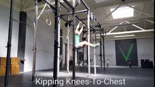 Kipping KneesToChest  CrossFit Invictus Gymnastics [upl. by Llerut]