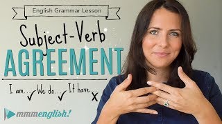 Subject Verb Agreement  English Lesson  Common Grammar Mistakes [upl. by Annay]