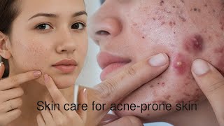 Skin care for acneprone skin [upl. by Rennie]