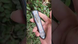 GampG Hawk Deadlock hand engraved and selectively anodized [upl. by Attenwahs]