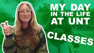 Going to Class  College Essentials amp Best Study Spots  My Day in the Life Vlog at UNT [upl. by Janey]