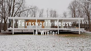 Farnsworth House  Walkthrough Tour in Winter [upl. by Alakcim]