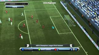 Benzema Curve Shot Goal  PES2013 [upl. by Rick]