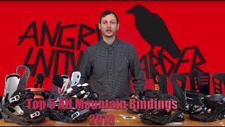 The 2018 Top 5 All Mountain Snowboard Binding Picks [upl. by Semadar]