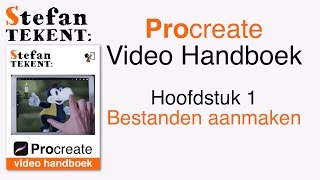 Procreate Video Handboek Deel 1Bestanden aanmaken [upl. by Skoorb835]