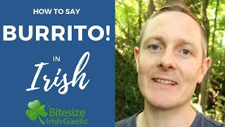 How to say Burrito in Irish Gaelic [upl. by Lhary]