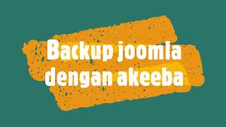 Tutorial Backup Akeeba [upl. by Klute]