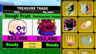 Trading PERMANENT Fruits For 300 Hours Blox Fruits [upl. by Ysnat]