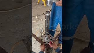 2” cs pipe joint fit up youtubeshorts reels [upl. by Elicia]