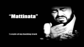 Mattinata by Pavarotti karaoke instrumental backing track [upl. by Nos895]