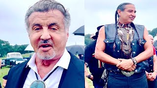 Sylvester Stallone These indigenous people  Tulsa King syl sylvesterstallone news movie film [upl. by Anselma]