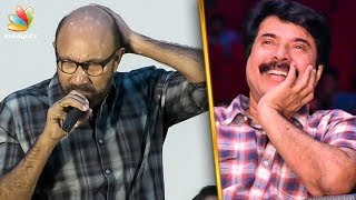 Sathyaraj Nakkal Speech  Mammoottys Peranbu Audio Launch  Comedy [upl. by Alios242]