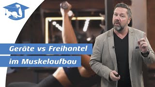 Muskelaufbau  Geräte vs Freihantel [upl. by Misha]