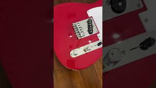 Squier Bullet Telecaster  Limited Edition Sparkle Red shorts [upl. by Sibylle]