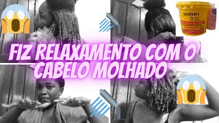 RELAXEI MEU CABELO TODO  🦋Thay Barcellos🦋 [upl. by Stiles]