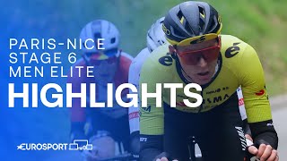 PULSATING VICTORY 🔥  ParisNice 2024 Stage 6 Highlights  Eurosport Cycling [upl. by Ajroj871]