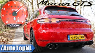 2020 PORSCHE MACAN GTS 0265kmh ACCELERATION TOP SPEED amp SOUND by AutoTopNL [upl. by Sadinoel809]