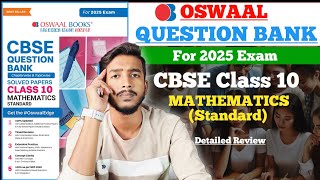 Oswaal CBSE Question Bank Class 10 Maths Standard 202425  Oswaal Question Bank Class 10 Review [upl. by Liatris]