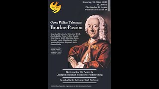 Georg Philipp Telemann BrockesPassion TWV 51  Carl Seebode [upl. by Glennis]