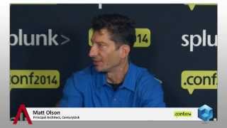 Matt Olson CenturyLink  Splunk conf2014 [upl. by Aara]