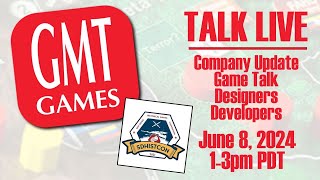 GMT Talk Live GMT Games Seminar with DesignersDevelopers [upl. by Nesline239]