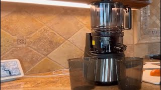 Masticating Juicer 350W Slow Cold Press Juicer for Whole Fruits and Vegetables Review [upl. by Hammock933]