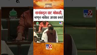 Devendra Fadnavis Vs Nana Patole  नानांकडून वाट मोकळी म्हणून नार्वेकर अध्यक्ष बनले [upl. by Eicrad]