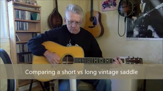 Comparing a short dropin vs long vintage saddle [upl. by Buller289]