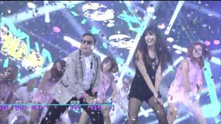 1080p HD 120902 PSY feat IU  Gangnam Style IU CUT [upl. by Nossila]