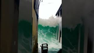 Tsunami Strikes Powerful Waves Crash Into City Streets 🌊 [upl. by Gorga]