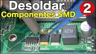 Desoldar Componentes SMD con la Estacion de Aire [upl. by Astto]