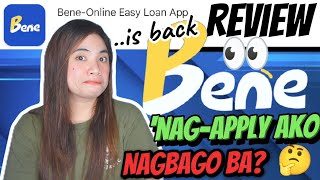 BAGONG BENE EASY LOAN APP quotIS BACKquot NAGAPPLY AKO  NAGBAGO BA ALAMIN [upl. by Ynoble330]