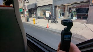 Charging my Pocket 2 on TTC Bus while Filming [upl. by Ajat]