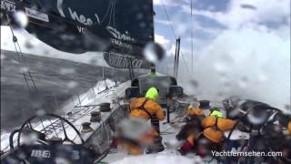 Video Volvo Ocean 65s at Round Britain and Ireland Race  by Yachtfernsehencom [upl. by Gasparo]