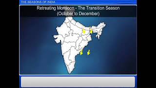 RETREATING MONSOON CLIMATE  CLASS IX SOCIAL SCIENCE GEOGRAPHY [upl. by Willdon]