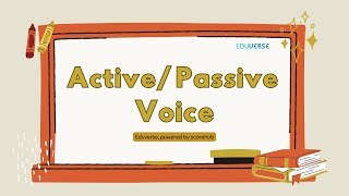 When to Use Active and Passive Voice  English Grammar Tutorial  Part 1 [upl. by Okkin]