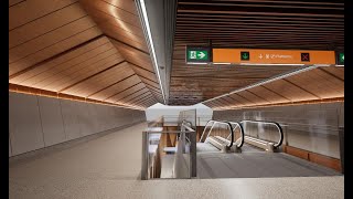 Inside the Futuristic Looking Cross River Rail Underground Stations [upl. by Nilya]