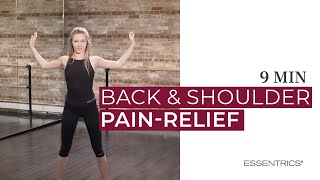 9 MIN Back amp Shoulder PainRelief Workout  Essentrics [upl. by Annairda]