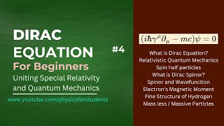 How To Learn Dirac Equation  Dirac Equation Explained  What is Dirac Equation [upl. by Ettezil]