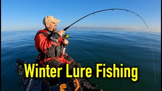 Winter Lure Fishing for North Sea Cod  Kayak Sea Fishing UK  Northumberland [upl. by Lenuahs]