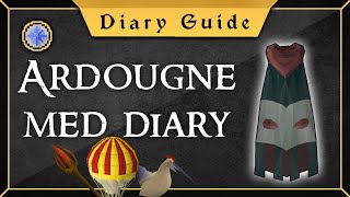 Updated Ardougne Medium diary guide amp hot air balloon route [upl. by Kcirredal767]